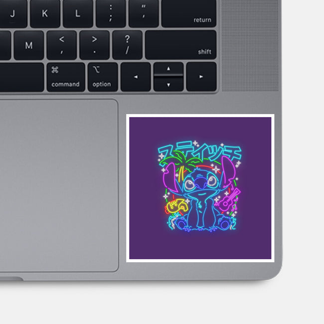 Experiment 626 Neon-none glossy sticker-Diegobadutees