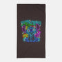 Experiment 626 Neon-none beach towel-Diegobadutees