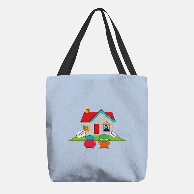 Do You Want to Knock?-none basic tote bag-Bucko