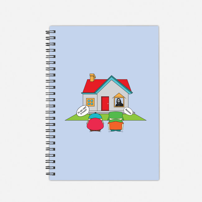 Do You Want to Knock?-none dot grid notebook-Bucko