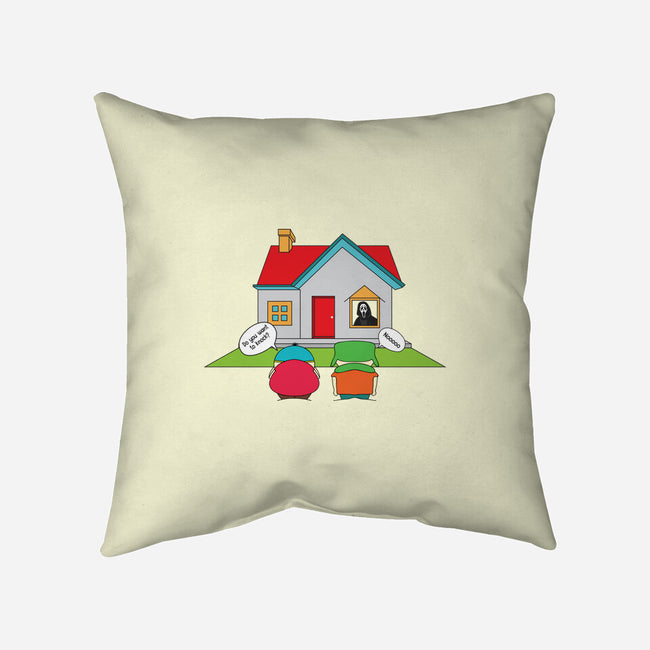 Do You Want to Knock?-none removable cover throw pillow-Bucko