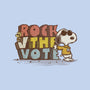 Rock the Vote-none removable cover w insert throw pillow-kg07