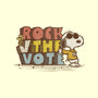 Rock the Vote-none removable cover w insert throw pillow-kg07