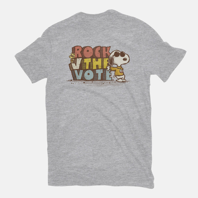 Rock the Vote-womens basic tee-kg07