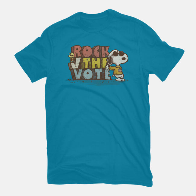 Rock the Vote-womens basic tee-kg07