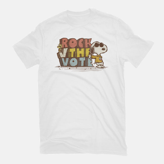 Rock the Vote-womens basic tee-kg07
