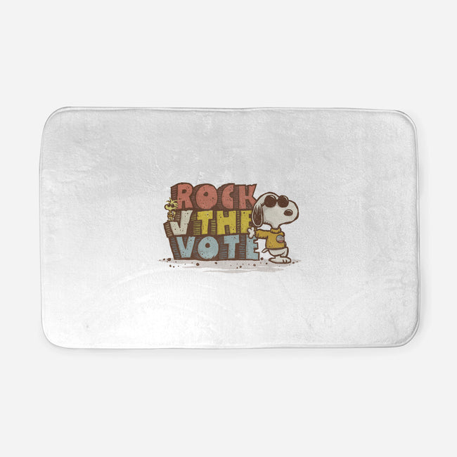 Rock the Vote-none memory foam bath mat-kg07