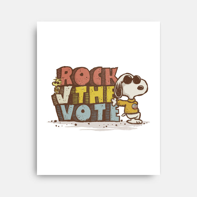 Rock the Vote-none stretched canvas-kg07