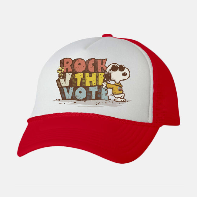 Rock the Vote-unisex trucker hat-kg07