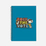 Rock the Vote-none dot grid notebook-kg07