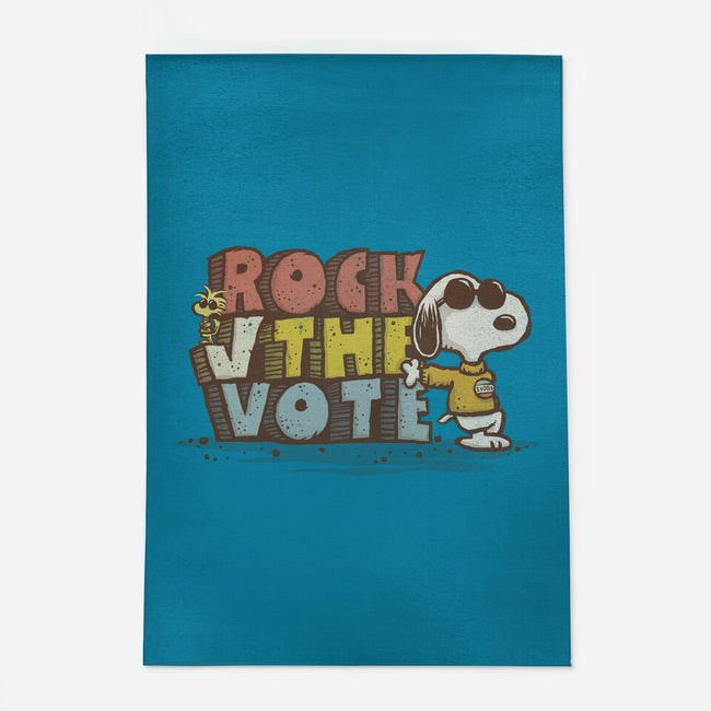 Rock the Vote-none indoor rug-kg07