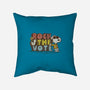 Rock the Vote-none removable cover w insert throw pillow-kg07