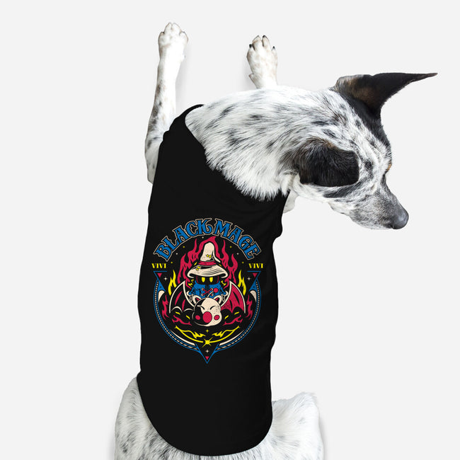 Black Mage And Kupo-dog basic pet tank-Logozaste