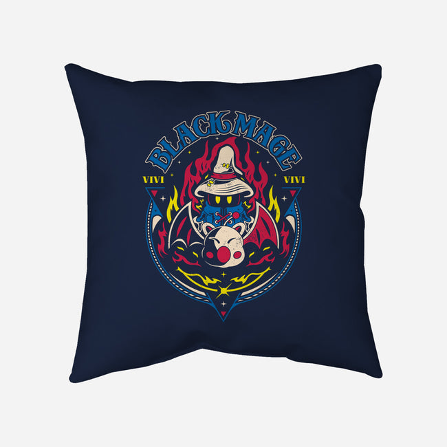 Black Mage And Kupo-none non-removable cover w insert throw pillow-Logozaste