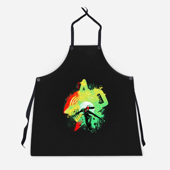 Chainsaw Rage-unisex kitchen apron-IKILO