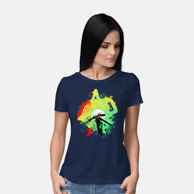 Chainsaw Rage-womens basic tee-IKILO