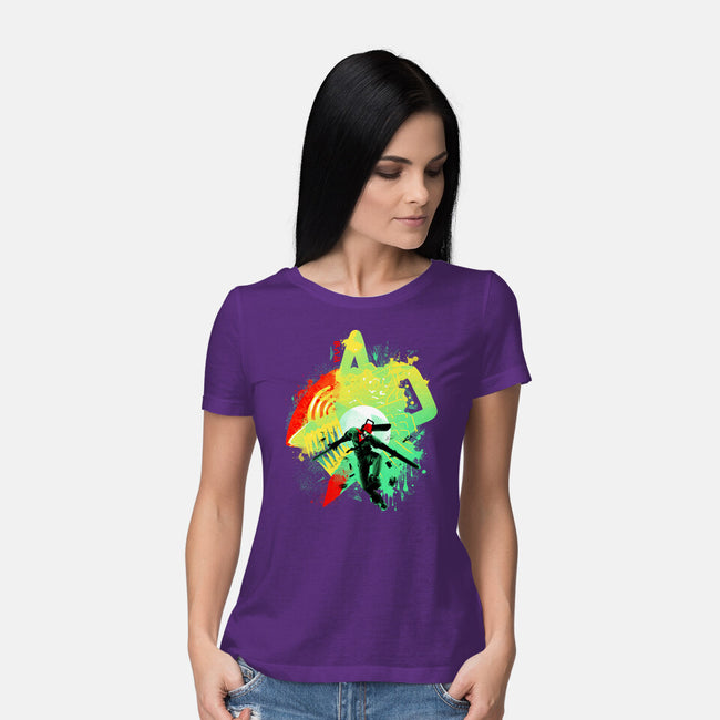 Chainsaw Rage-womens basic tee-IKILO