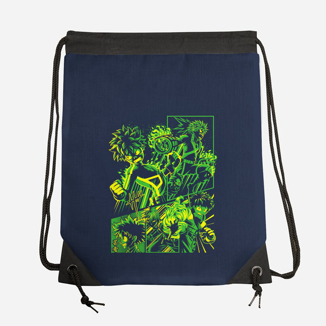 Team Academia-none drawstring bag-albertocubatas