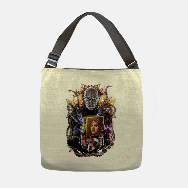 Death Cube-none adjustable tote bag-Conjura Geek