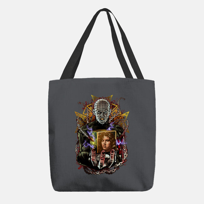 Death Cube-none basic tote bag-Conjura Geek