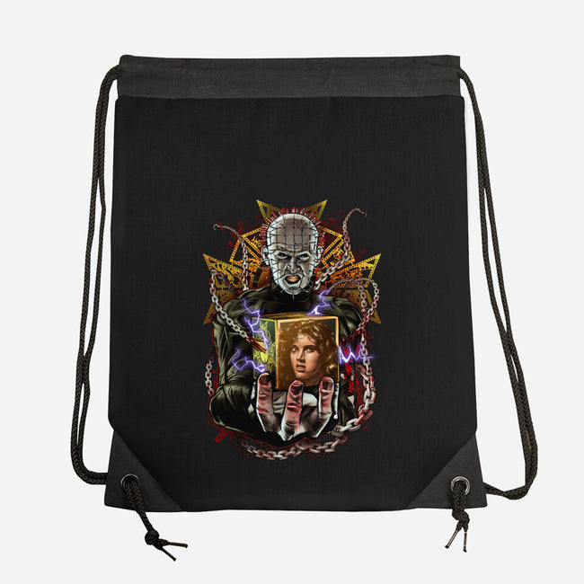 Death Cube-none drawstring bag-Conjura Geek