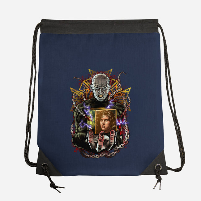 Death Cube-none drawstring bag-Conjura Geek