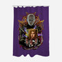 Death Cube-none polyester shower curtain-Conjura Geek