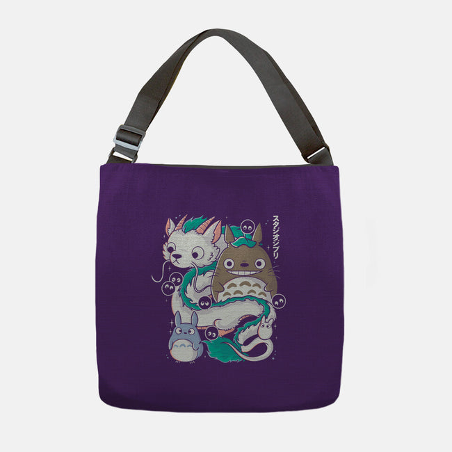 Magical Beings-none adjustable tote bag-Douglasstencil