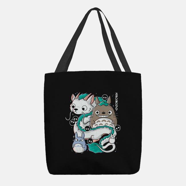 Magical Beings-none basic tote bag-Douglasstencil