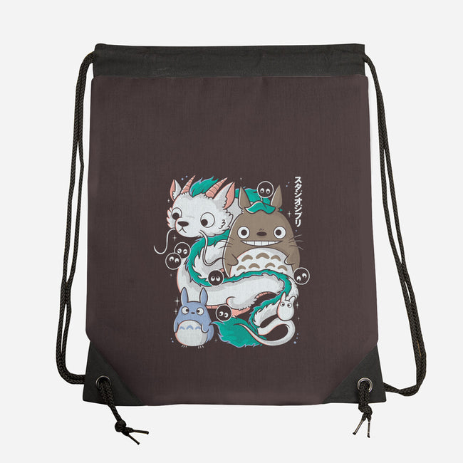 Magical Beings-none drawstring bag-Douglasstencil