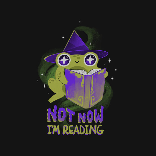 Not Now! I'm Reading-none stretched canvas-ricolaa