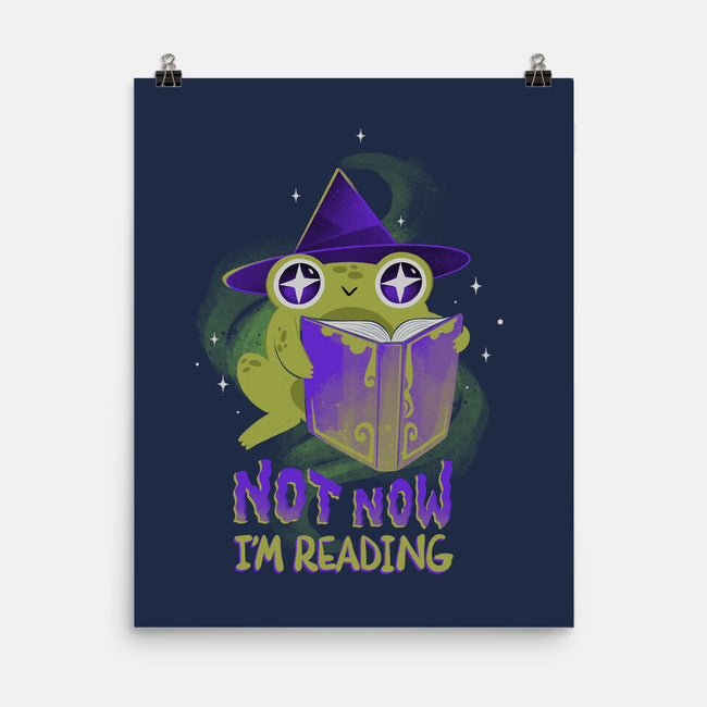 Not Now! I'm Reading-none matte poster-ricolaa