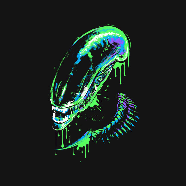 Colorful Xenomorph-none removable cover throw pillow-IKILO