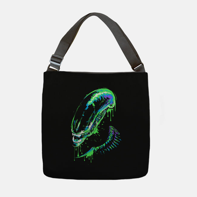 Colorful Xenomorph-none adjustable tote bag-IKILO