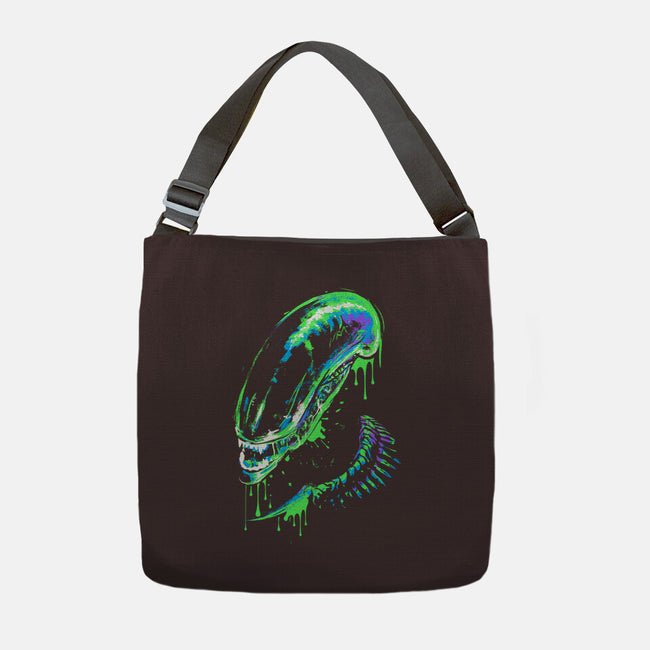 Colorful Xenomorph-none adjustable tote bag-IKILO