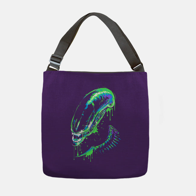 Colorful Xenomorph-none adjustable tote bag-IKILO