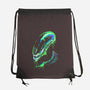 Colorful Xenomorph-none drawstring bag-IKILO