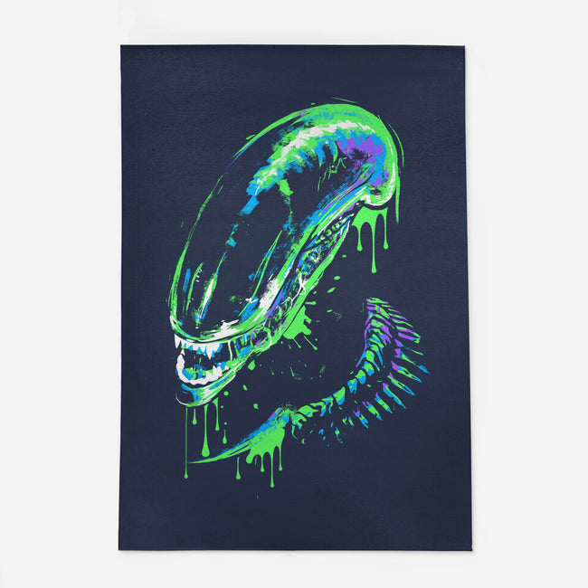 Colorful Xenomorph-none outdoor rug-IKILO