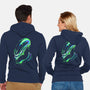 Colorful Xenomorph-unisex zip-up sweatshirt-IKILO