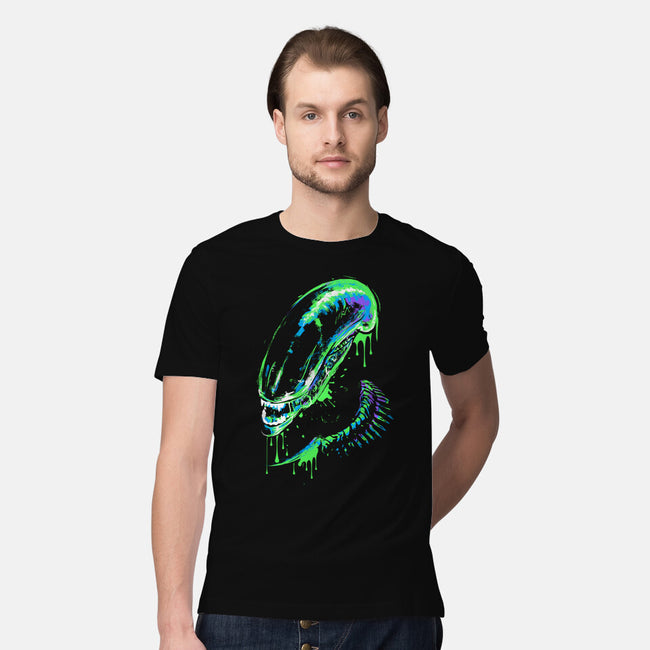 Colorful Xenomorph-mens premium tee-IKILO