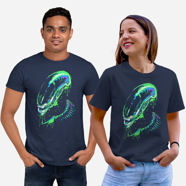 Colorful Xenomorph-unisex basic tee-IKILO