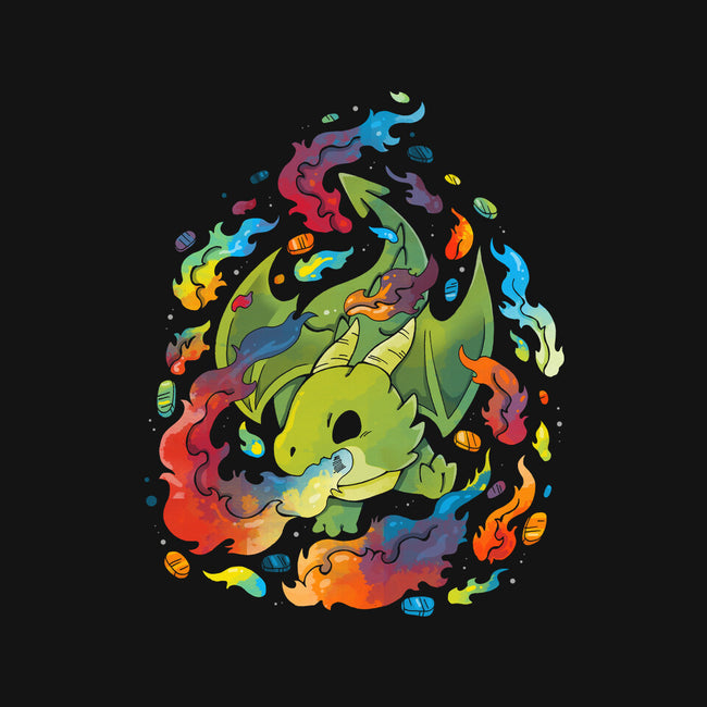 Dragon Flame Colors-dog bandana pet collar-Vallina84
