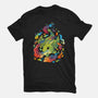Dragon Flame Colors-mens basic tee-Vallina84