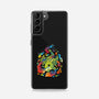 Dragon Flame Colors-samsung snap phone case-Vallina84