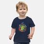 Dragon Flame Colors-baby basic tee-Vallina84
