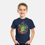 Dragon Flame Colors-youth basic tee-Vallina84