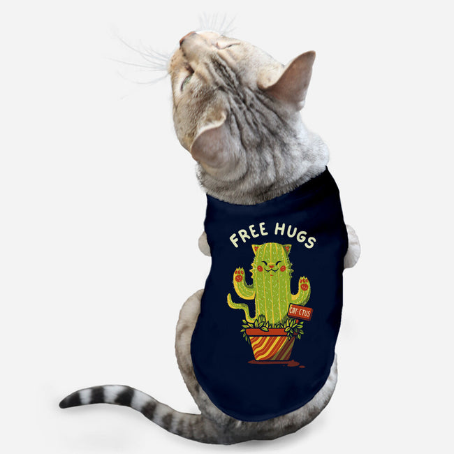 Catctus Free Hugs-cat basic pet tank-tobefonseca