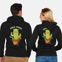 Catctus Free Hugs-unisex zip-up sweatshirt-tobefonseca
