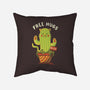 Catctus Free Hugs-none removable cover w insert throw pillow-tobefonseca