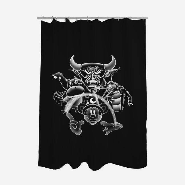 Fantastical Rhapsody-none polyester shower curtain-SeamusAran